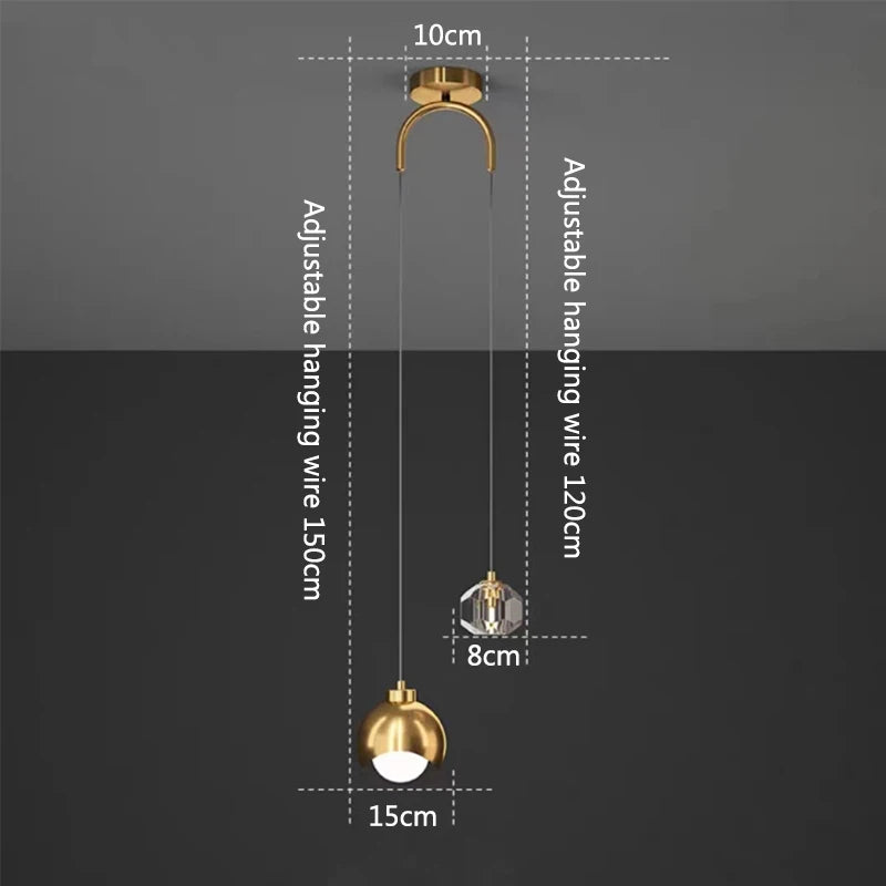 Moderne Hanglamp LED Voor Slaapkamer & Woonkamer Nordic