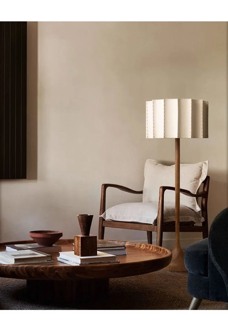 Wabi Sabi Vloerlamp Hout – Design Pata De Elefante Lamp LED E27