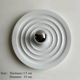 Nordic Ripple Disc Wandlamp – Bauhaus UFO Schotel Vintage Design LED