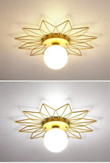 Gouden Plafondlamp – Lotusblad Design LED G9 Ø25/35cm