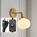 Pull Chain Wandlamp E14 LED Goud Nordic Modern Voor Slaapkamer & Bad