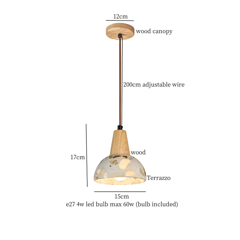 Hanglamp LED Marmer Voor Woonkamer & Slaapkamer