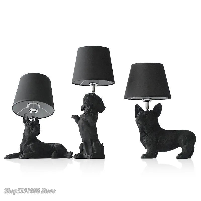 Denemarken Puppy Tafellamp E27 LED Voor Kinderkamer & Slaapkamer