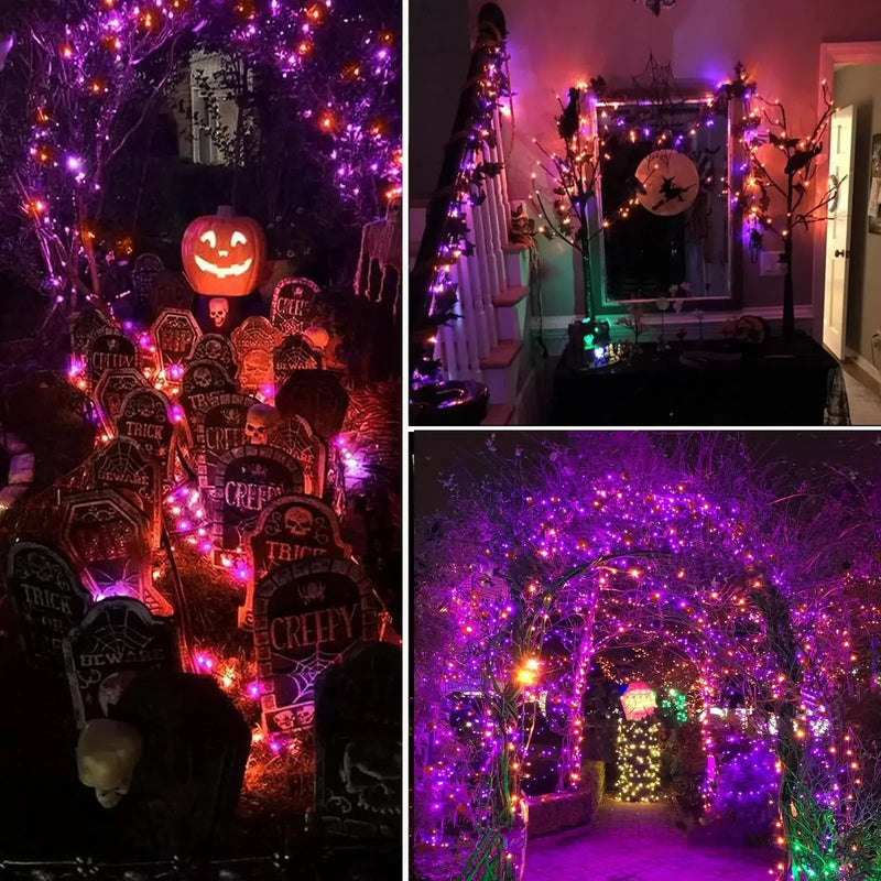 GLOWSPELL – Halloween LED Sfeerverlichting 100/200 LEDs met Zwarte Draad