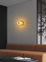 Nordic Wandlamp Glas LED Bauhaus Design – Goud/Zilver