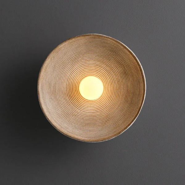 Nordic LED Wandlamp Wabi Sabi – Retro Slaapkamer & Hotel Wandverlichting