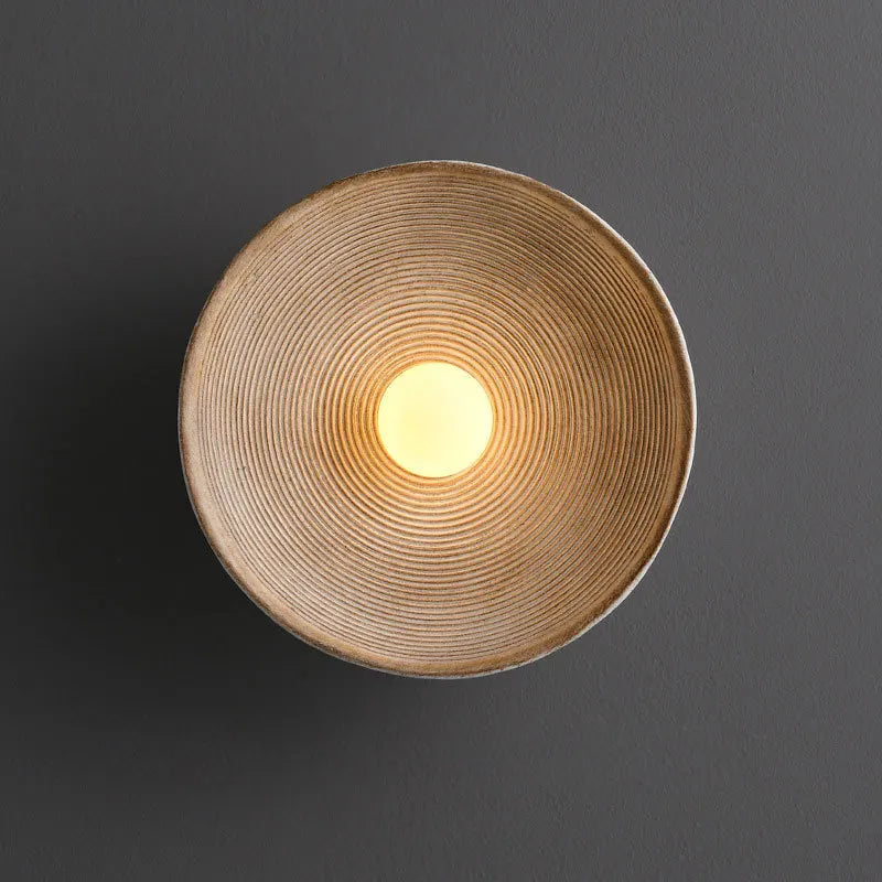 Nordic LED Wandlamp Wabi Sabi – Retro Slaapkamer & Hotel Wandverlichting