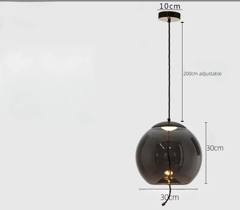 Moderne LED glazen hanglamp – kroonluchter voor woonkamer & keuken