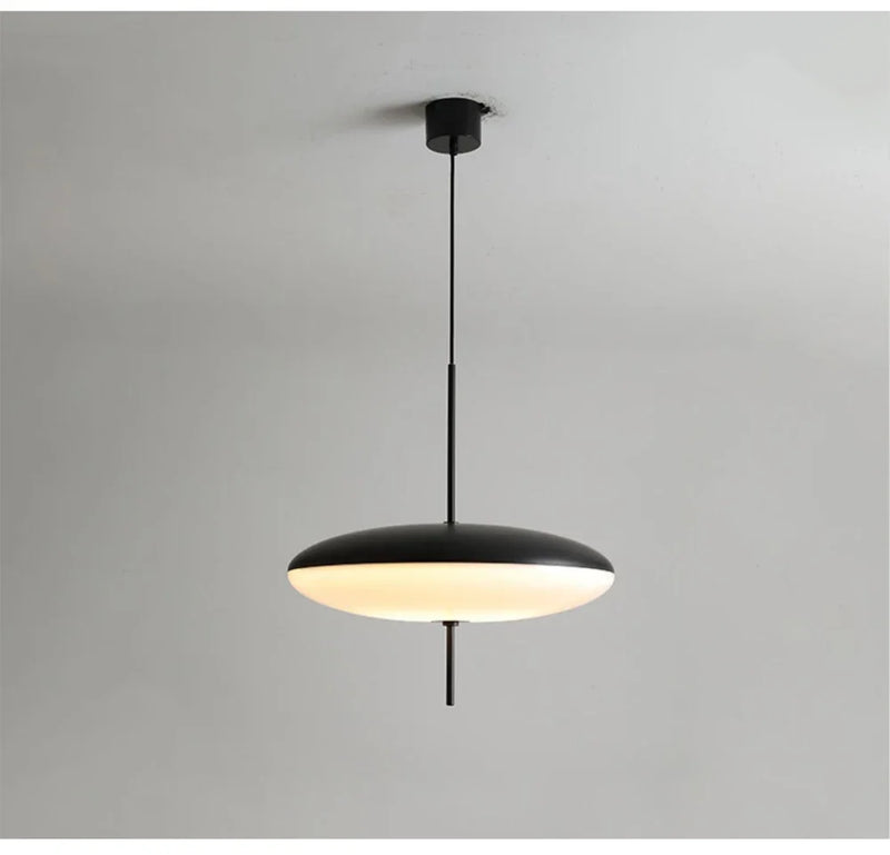 Nordic LED Hanglamp – Vliegende Schotel Design – Zwart/Wit – E27