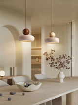 Travertin LED Hanglamp – Japanse Stijl Steen Pendant Light