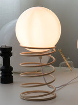 Bauhaus Tafellamp – Vintage Nordic Design Glazen Bedlamp LED
