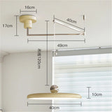 Franse LED Hanglamp – Verstelbare Chrome UFO Plafondlamp 15–30m²