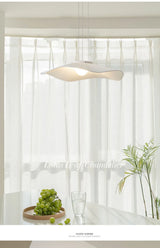 Moderne Stoffen LED Hanglamp – Dimbare Nordic Plafondlamp E27 Wit