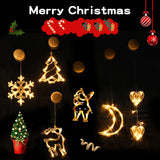 SantaGlow LED Raamverlichting met Zuignap