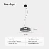 Nordic LED Hanglamp van Glas – Kleurrijke Moderne Plafondlamp