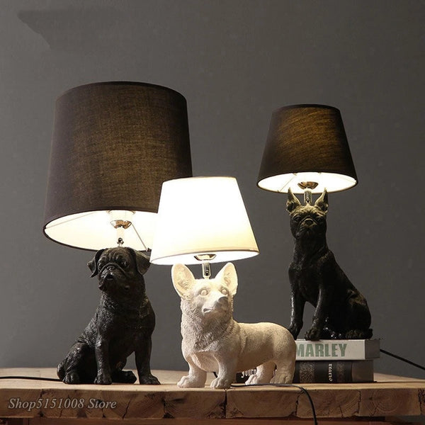 Denemarken Puppy Tafellamp E27 LED Voor Kinderkamer & Slaapkamer
