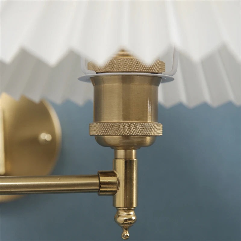 Nordic Wandlamp LED Opvouwbaar Zwart/Goud Voor Slaapkamer & Studie