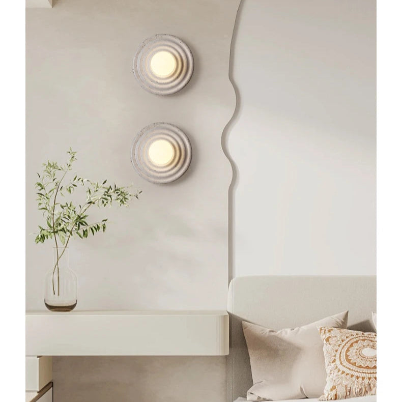 Retro LED Wandlamp Kleurrijk Rond