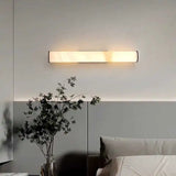 Marmeren Wandlamp – Luxe Messing LED Cilinder 30–60cm