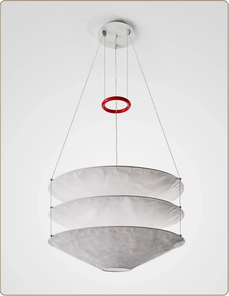 Scandinavische Papieren Hanglamp E27 5-Lichts Voor Woonkamer & Keuken