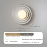 Retro LED Wandlamp Kleurrijk Rond