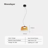 Nordic LED Hanglamp van Glas – Kleurrijke Moderne Plafondlamp