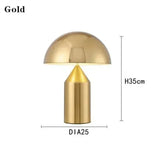 Luxe Moderne Paddestoel LED Tafellamp Nordic E14 Voor Slaapkamer & Studie