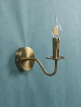 Nordic Wandlamp Kaarsstijl Retro Metaal E14 Slaapkamer Bedlamp