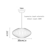 LED Hanglamp Zijde Wit Voor Woonkamer & Hotel