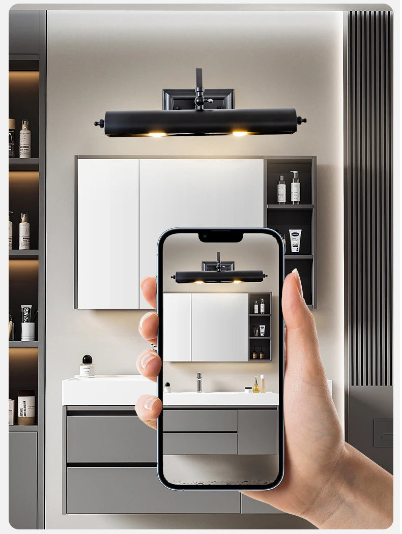 Retro LED Wandlamp Badkamer Spiegel Verlichting E14 Make-up Licht