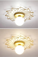 Gouden Plafondlamp – Lotusblad Design LED G9 Ø25/35cm