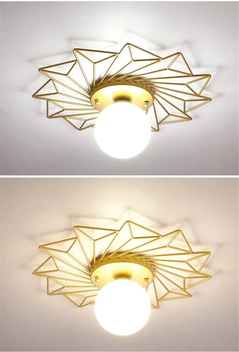Gouden Plafondlamp – Lotusblad Design LED G9 Ø25/35cm