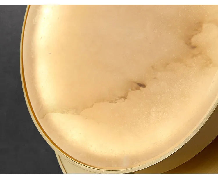 Round Marble Wall Lamp