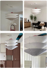 Scandinavische Papieren Hanglamp E27 5-Lichts Voor Woonkamer & Keuken