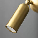Koperen LED Wandlamp – Moderne Bedlamp, Draaibaar, Goud/Zwart