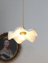 Japanse Keramische Hanglamp – Scandinavische Witte Plafondlamp E27