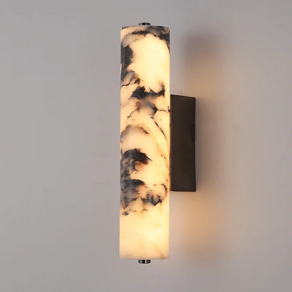 Italian Style LED Wandlamp | Zwart Marmer & Natuursteen | Luxe Modern