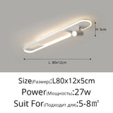 Moderne LED Plafondlamp met Spot – Zwart/Wit/Goud Dimbaar