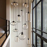 Caren Nordic Hanglamp – Handgemaakt Glas LED Filament Pendant Light