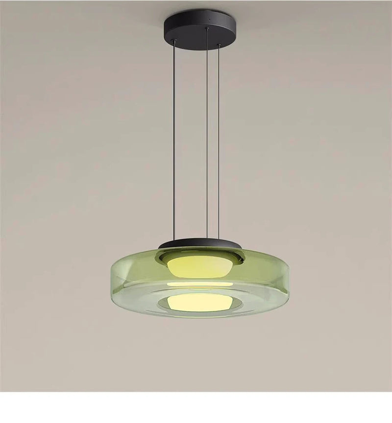 Luxe LED glazen hanglamp – verstelbare moderne kroonluchter