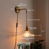 Groene Glas & Koper LED Wandlamp – Vintage Retro Wandverlichting E27