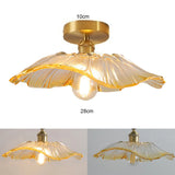 Vintage Bloem Hanglamp Glas E27 Voor Woonkamer, Slaapkamer & Bedside