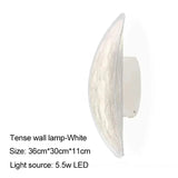 Nordic Wabi-Sabi Wandlamp – Zijde Crème Design Slaapkamerlamp