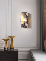 Wabi-Sabi Wandlamp – Bulgari Luxe Steen LED Waterproof Buitenlamp