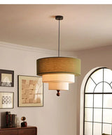 Boho Green Fabric Hanglamp