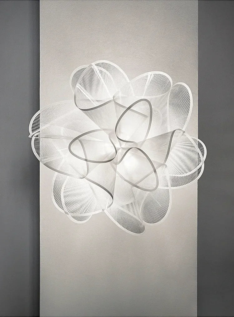 Nordic LED Plafondlamp PVC Zwart/Wit – Moderne Designlamp Slaapkamer