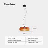 Nordic LED Hanglamp van Glas – Kleurrijke Moderne Plafondlamp