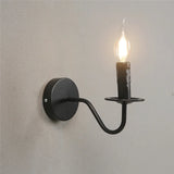 Nordic Wandlamp Kaarsstijl Retro Metaal E14 Slaapkamer Bedlamp
