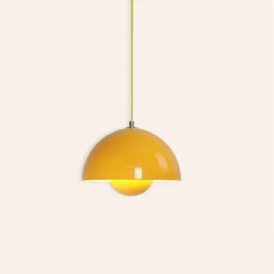 Moderne Nordic Bloemknop Hanglamp – Metaal, LED, E27, Meerdere Kleuren