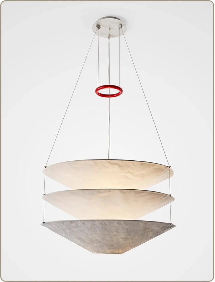 Scandinavische Papieren Hanglamp E27 5-Lichts Voor Woonkamer & Keuken
